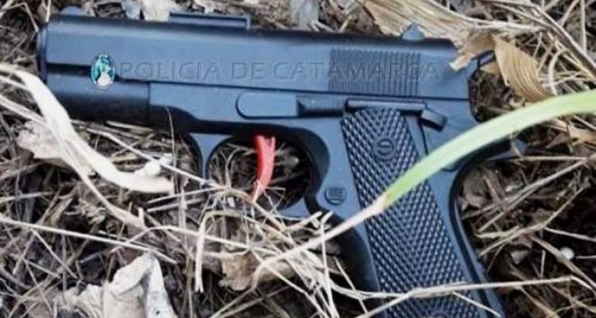 Intent&oacute; robar con una pistola de juguete