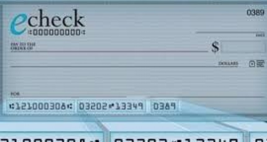 El cheque electr&oacute;nico se activar&aacute; en marzo