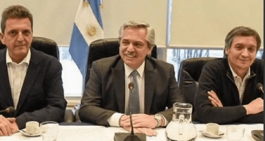 Fernández analizó con Massa y Máximo Kirchner la agenda parlamentaria de extraordinarias