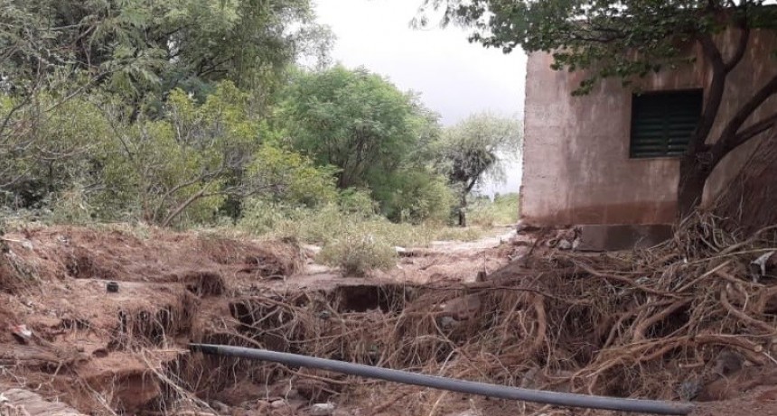 Crítica situación por lluvias en Palo Blanco Dpto. Tinogasta