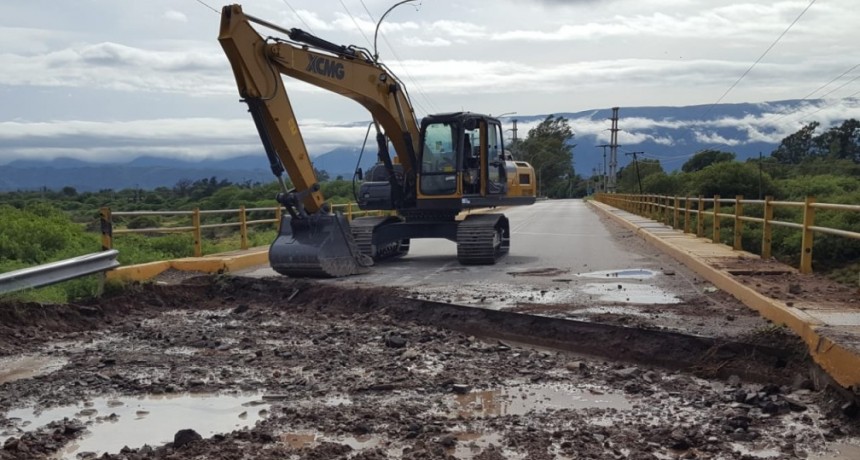 Comenzaron los trabajos de reparación sobre el puente de Sumalao
