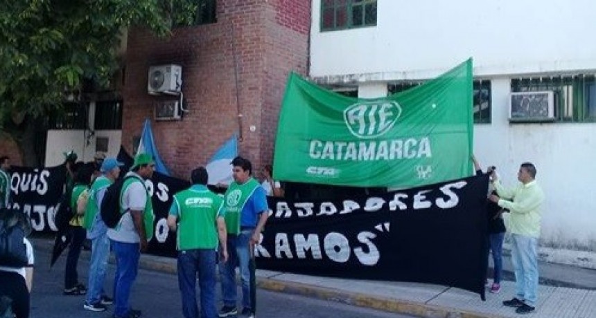 Protesta de ATE en Valle Viejo