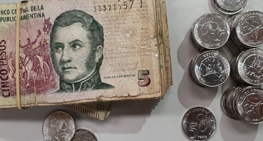 Extienden la circulación de los billetes de 5 pesos