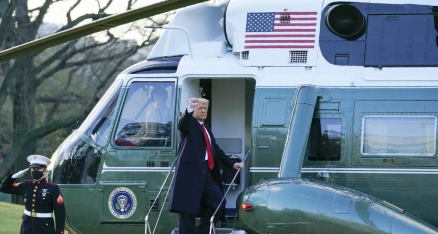 “Vamos a volver”: la promesa de Donald Trump antes de dejar la Casa Blanca