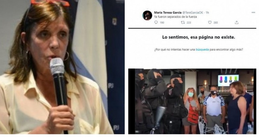 La ministra de Gobierno bonaerense anunció que habían desplazado a los policías que saludaron a Patricia Bullrich y después borró el tuit 