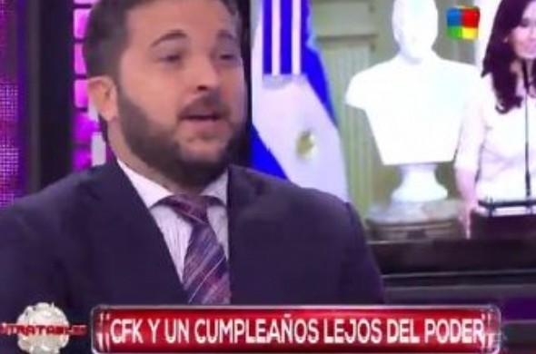 Otro papel&oacute;n de Brancatelli: Pidi&oacute; cantar el cumplea&ntilde;os de Cristina, pero as&iacute; le respondieron
