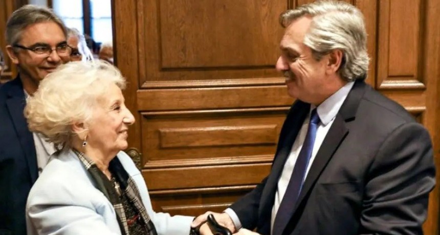 Estela de Carlotto: A. Fernández no tendría que haber pedido disculpas,Lo dijo mirando la cara de los jóvenes