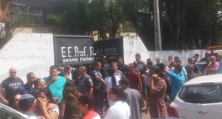 10 muertos por tiroteo en escuela de Sao Paulo: dos adolescentes abrieron fuego y se suicidaron