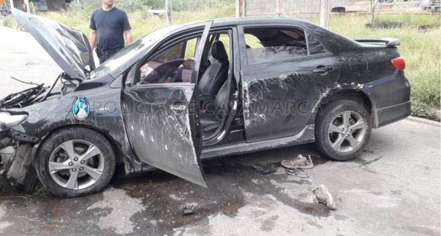 Un automovilista protagonizó un violento vuelco en el sector este de la Capital