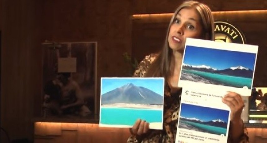 Papelón: La Secretaría de Turismo promocionó Catamarca con una foto de Chile (VIDEO)