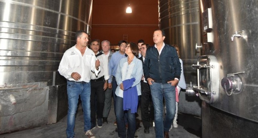 Corpacci visitó la bodega que planea exportar a China