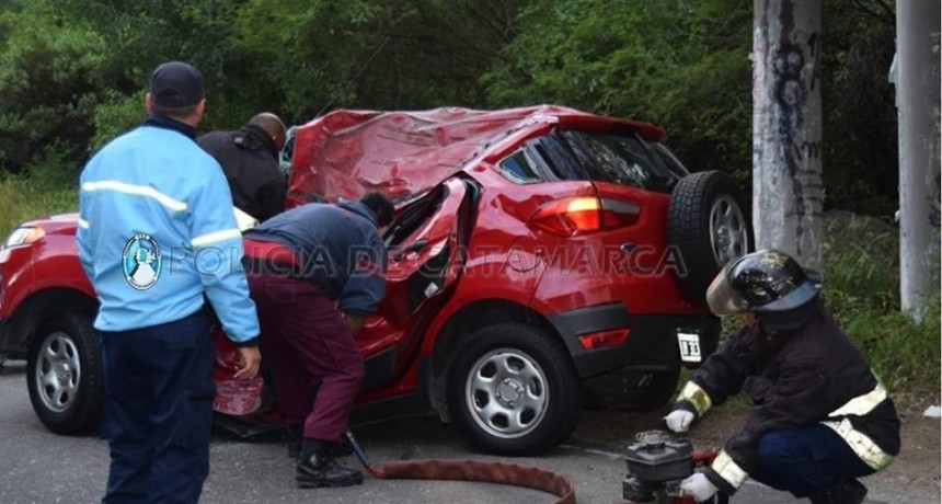 Grave accidente en Loma Cortada