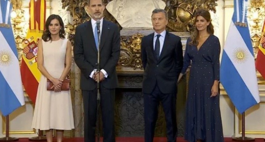 Fuerte respaldo del Rey de España a Macri: Apoyamos todos los programas de reformas que están en marcha en la Argentina