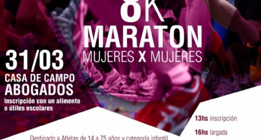 Primera maratón por el Mes de la Mujer