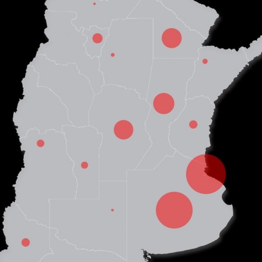 ¿Cuáles son las provincias que aún no registraron casos?