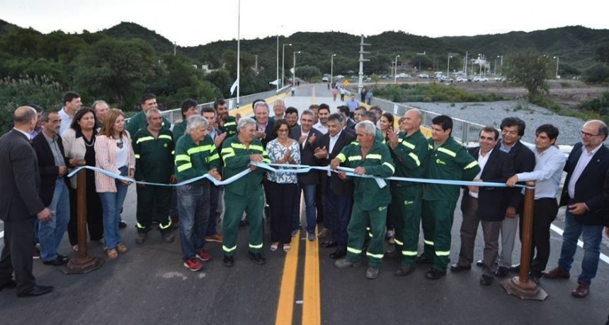 Corpacci inauguró la segunda etapa de la Quebrada de Moreira