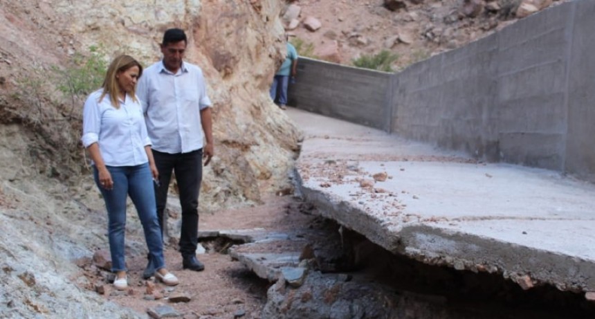 Evalúa los daños en Termas de Fiambalá 