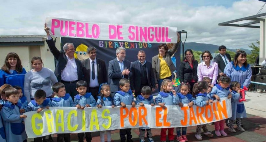 Inauguraron el nuevo edificio del JIN N° 27 en Singuil