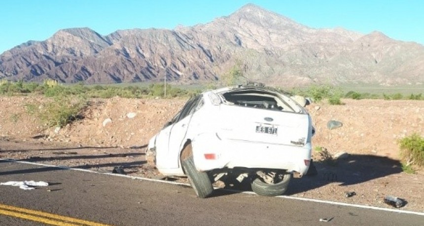 Violento vuelco en Tinogasta