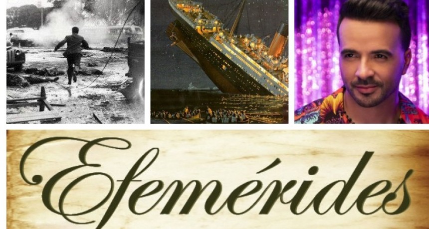 Un día como hoy: efemérides del 15 de abril