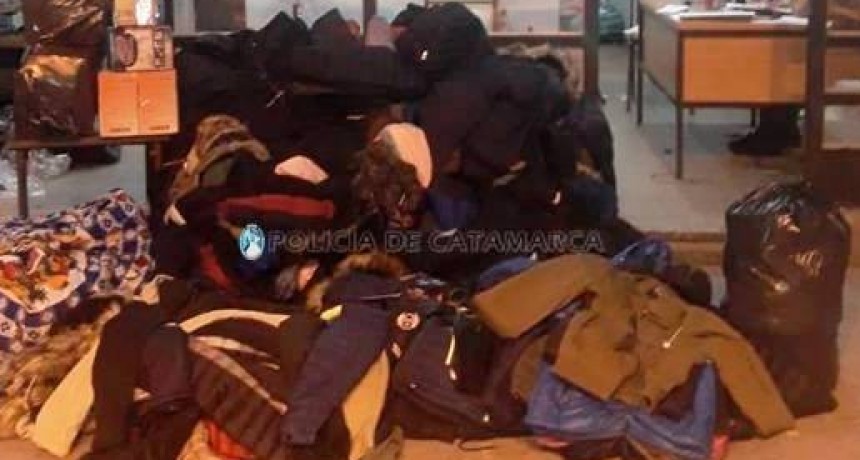 Incautaron mercadería trucha valuada en 500 mil pesos