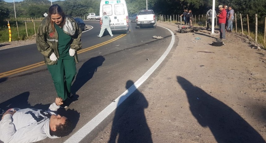 Leve mejoría de Martín uno de los jóvenes  que protagonizó un accidente con  Verónica Mercado