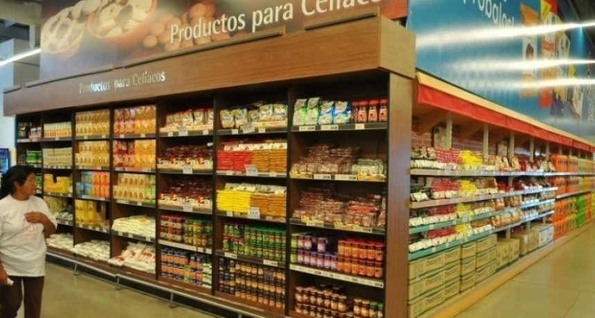 Presentan un proyecto para que haya góndolas obligatorias para celíacos y diabéticos