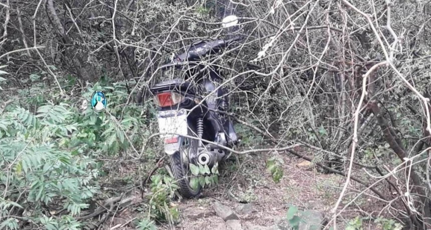 Recuperan una motocicleta sustraída en Fray Mamerto Esquiú