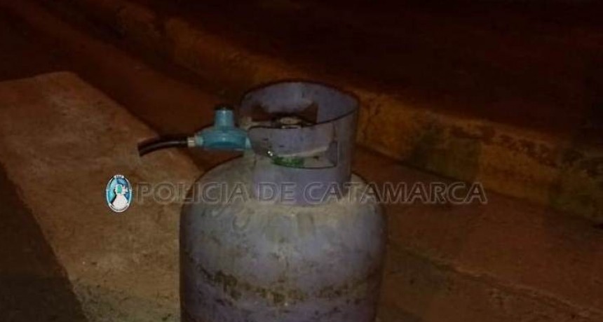 Aprehenden a un joven y secuestran una garrafa de gas relacionada con un ilícito