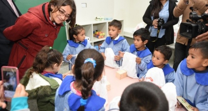 Corpacci inauguró nuevo jardín de infantes en Ribera del Valle