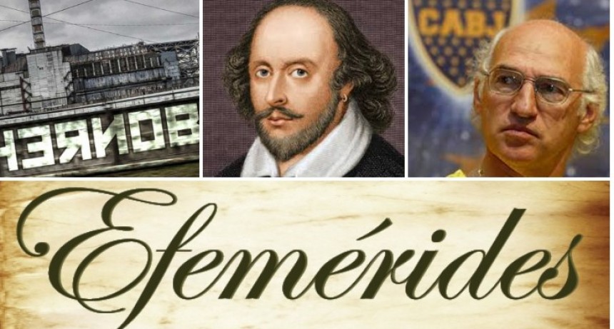 Un día como hoy: efemérides del 26 de abril