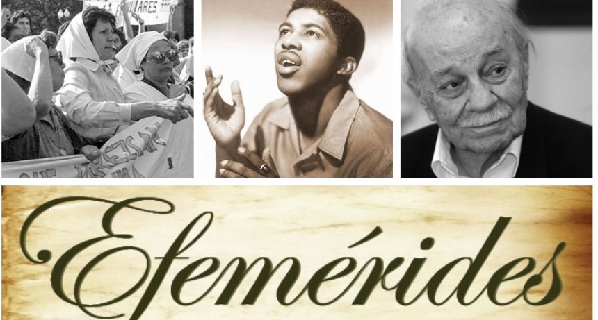 Un día como hoy: efemérides del 30 de abril