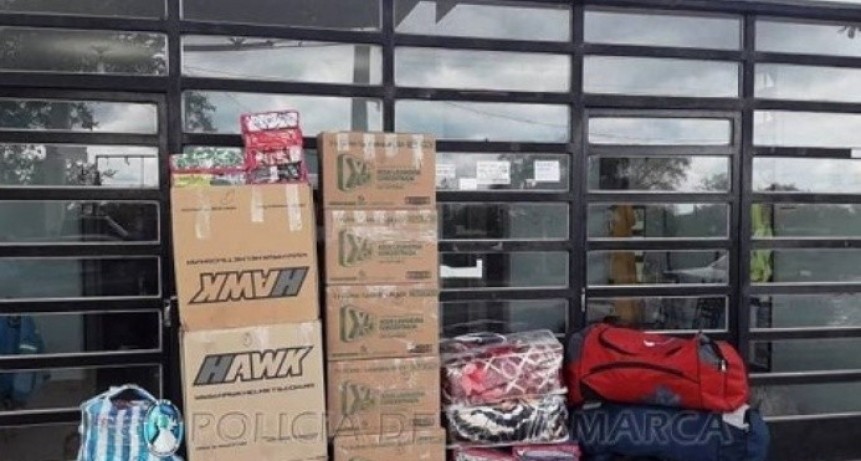 Incautan mercadería ilegal valuada en $100.000