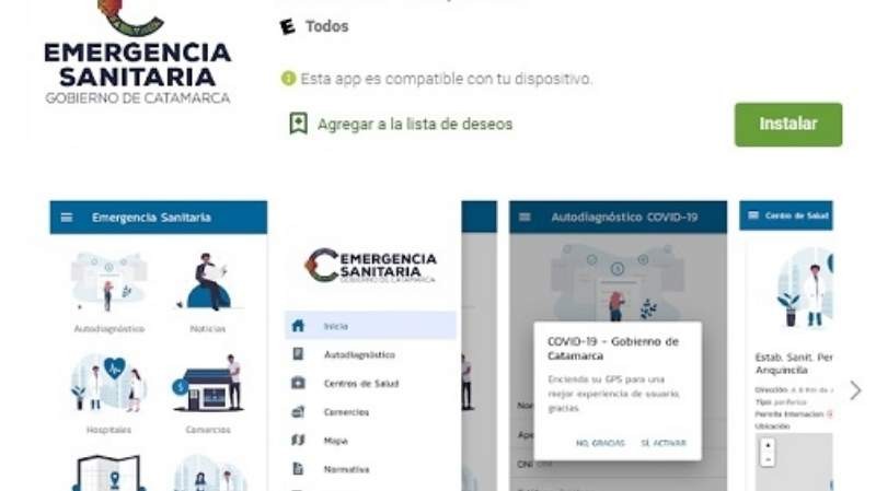 El Gobierno lanzó la aplicación Emergencia Sanitaria Catamarca