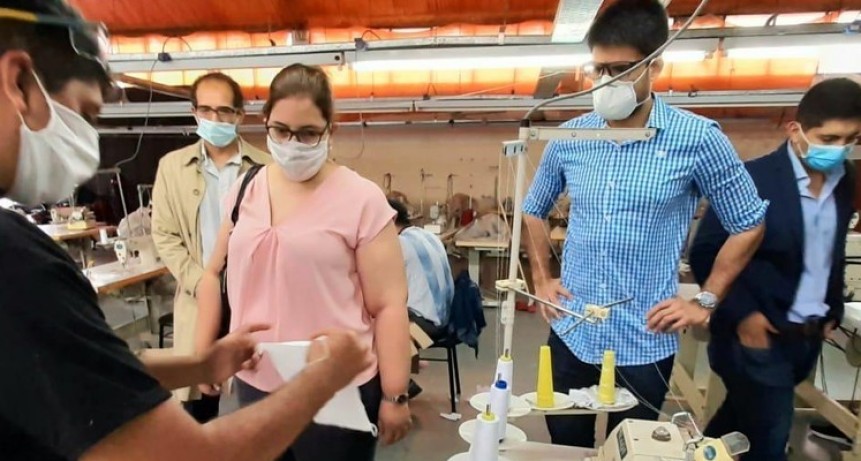 Cooperativas avanzan con la producción de barbijos