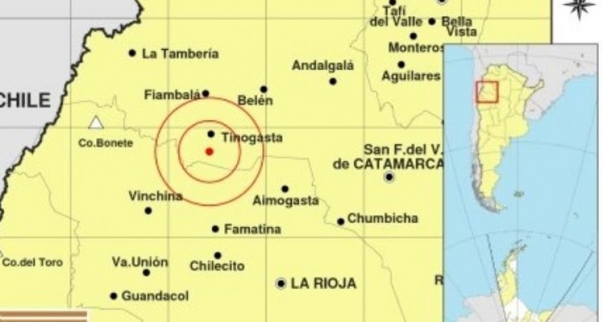 Tembló Catamarca: fuerte sismo en la madrugada