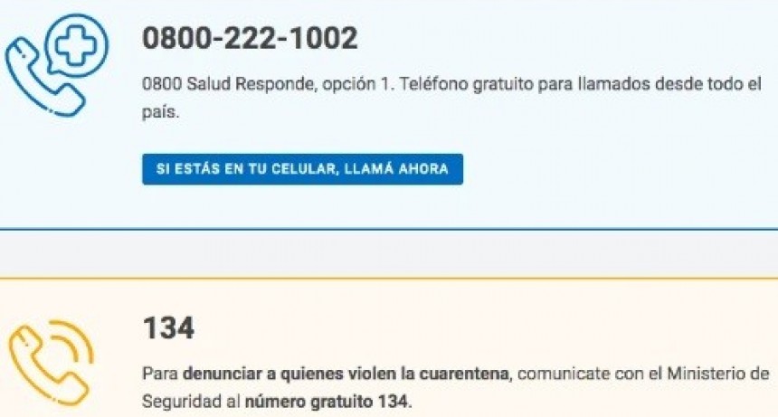 Teléfonos y contactos útiles