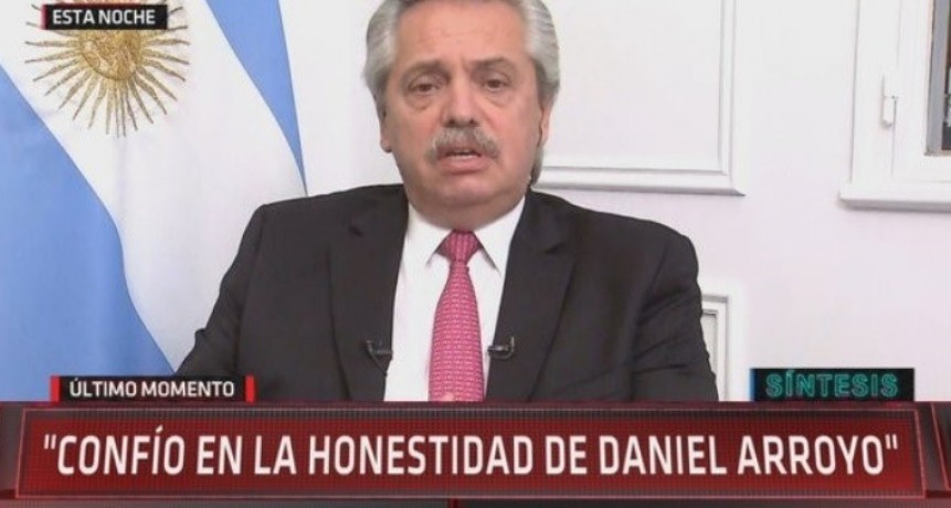 SOBREPRECIOS: Alberto Fernández ,confío en Daniel Arroyo y él va abrir una investigación interna