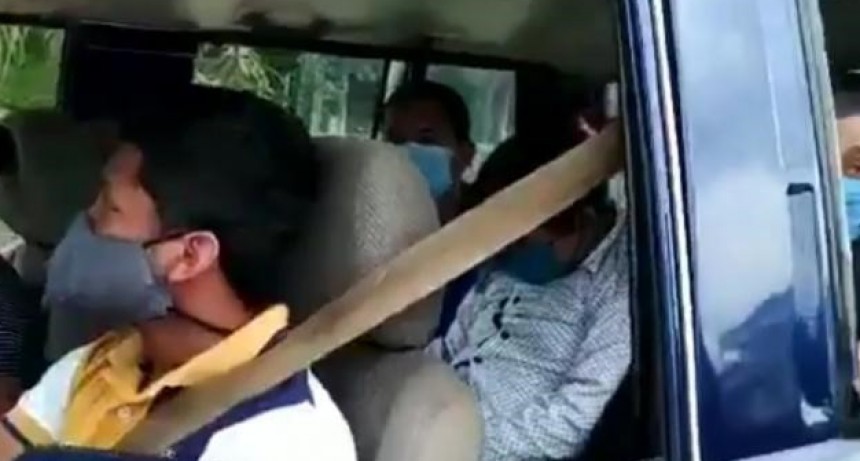 Llevaban un muerto en el auto, quisieron pasar un control y fueron descubiertos