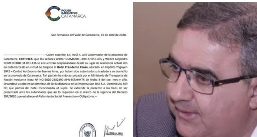 Muy Grave: Falsificaron la firma de Raul Jalil 