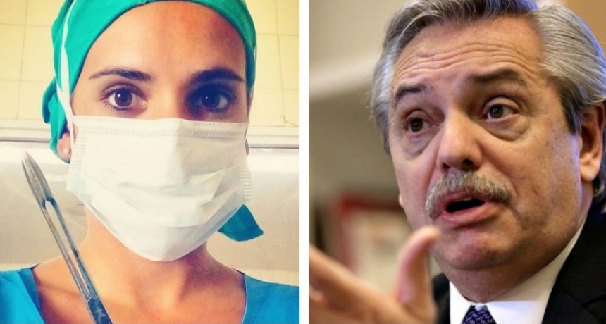 La carta de una médica para Alberto Fernández por los sueldos de los políticos
