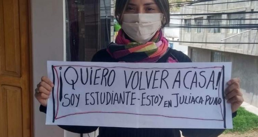El desesperante momento que vive una estudiante catamarqueña varada en Perú