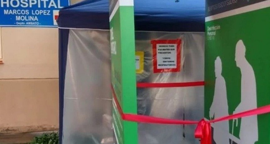 El hospital de Los Varela cuenta con túnel sanitario