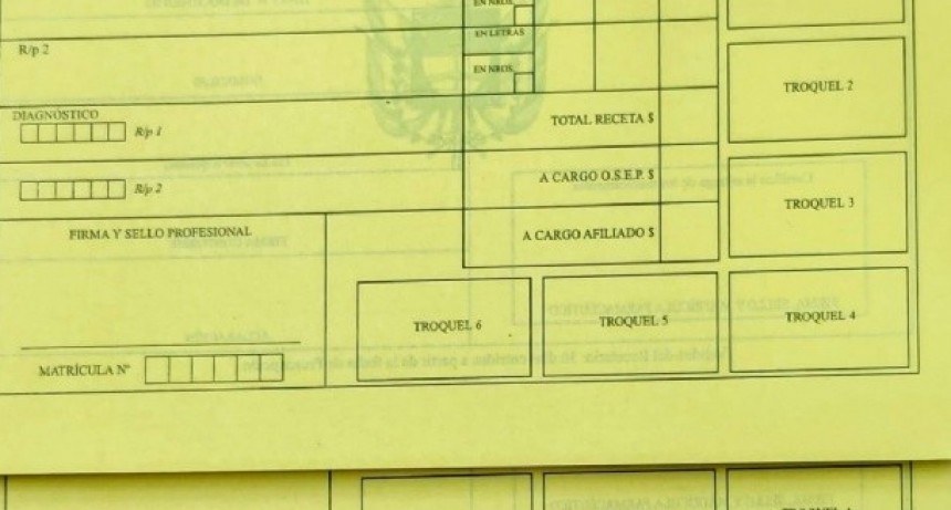 A partir de mayo, solo se recibirán los nuevos recetarios de OSEP