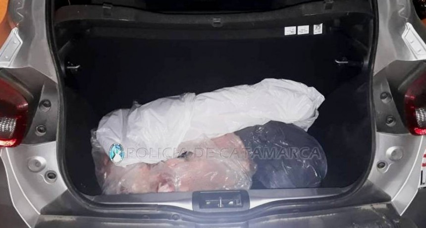 Decomisan carne vacuna en un puesto caminero de Valle Viejo