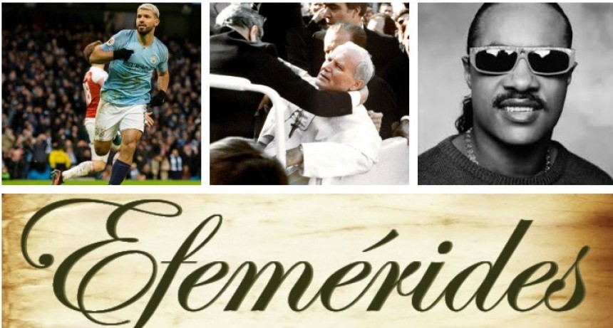 Un día como hoy: efemérides del 13 de Mayo