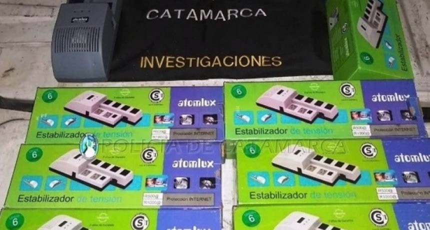 Elementos robados eran ofrecidos a la venta en negocios