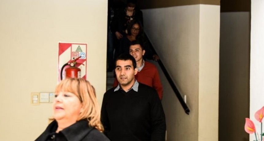 Simulacro de evacuación en el edificio anexo del Senado