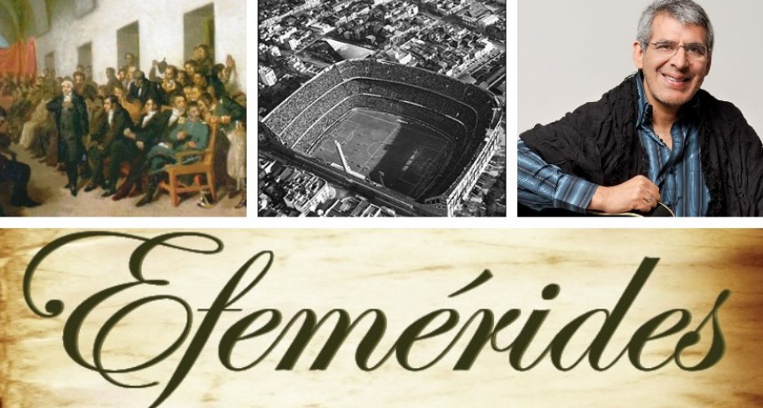 Un día como hoy: efemérides del 25 de Mayo