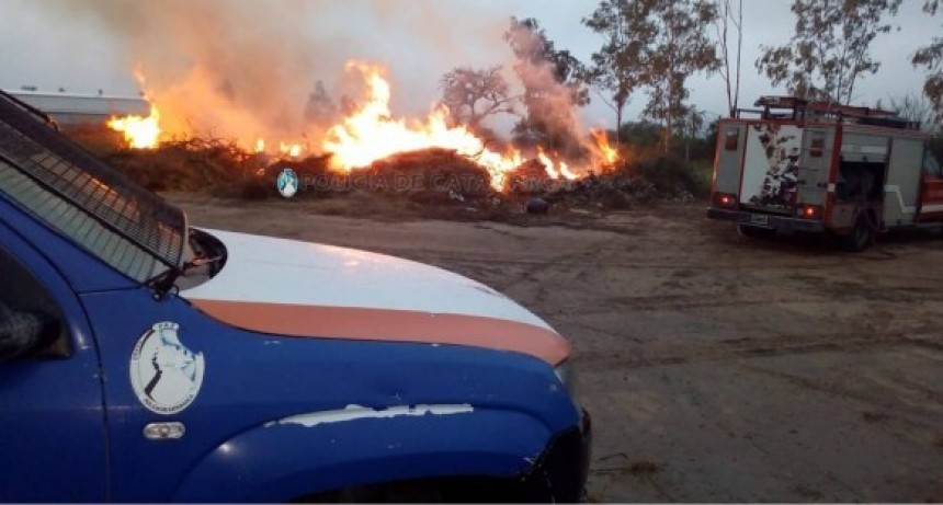 Imprudente quema de basura en el CAPE